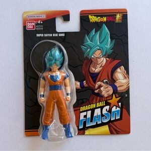 Anime Dragon Ball Flash Super Saiyan God Blue Goku Bandai Figure Statue Gift